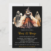 Boos en Booze Halloween Party Kaart (Voorkant)