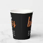 Boos en Booze Halloween Party Papieren Bekers (Rechts)