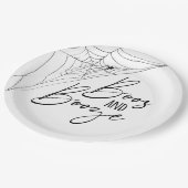 Boos en Booze Halloween Party Papieren Bordje (Gekanteld)