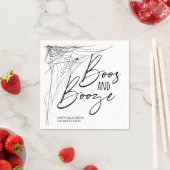 Boos en Booze Halloween Party Servet (Insitu)