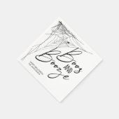 Boos en Booze Halloween Party Servet (Hoek)