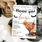 Boos En Booze Halloween Party Uitnodiging