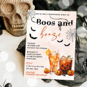 Boos En Booze Halloween Party Uitnodiging