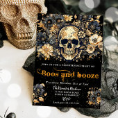Boos En Booze Halloween Party Uitnodiging