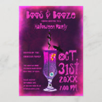 Boos en Booze Spooky Cocktail Drink Halloween