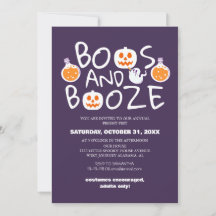 Boos en Booze Spooky Halloween Kostuum Party