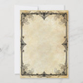 Boos En Booze  Volwassen Halloween Feest Kaart (Achterkant)