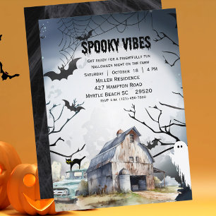 Boos en Booze Volwassen Halloween Feest Kaart