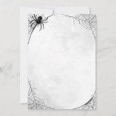 Boos En Booze Volwassen Halloween Gotisch Feest Kaart (Achterkant)