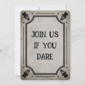 Boos en Booze Volwassen Halloween Party  Schedel Kaart (Achterkant)