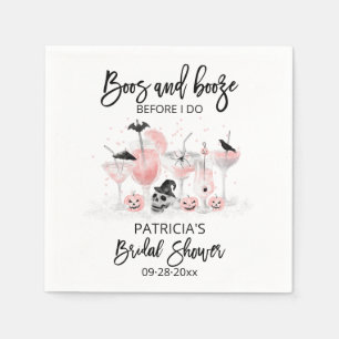 Boos en Booze voordat ik Vrijgezellenfeest doe Servet
