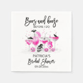 Boos en Booze voordat ik Vrijgezellenfeest Napkins Servet (Voorkant)