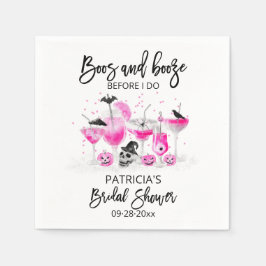 Boos en Booze voordat ik Vrijgezellenfeest Napkins Servet