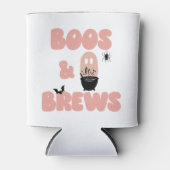 Boos en Brews Cute Halloween Blikjeskoeler (Voorkant)
