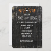 Boos en Brouwen Halloween uitnodiging ontwerp (Voorkant)