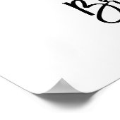 Boos en drank Bruidsfeest Welkom Bord Poster (Hoek)