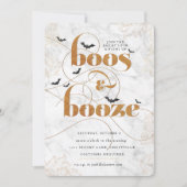 Boos en drank Halloween Elegante Uitnodiging (Voorkant)