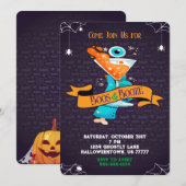 Boos en drank Volwassen Halloween cocktailparty Kaart (Voorkant / Achterkant)