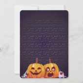 Boos en drank Volwassen Halloween cocktailparty Kaart (Achterkant)