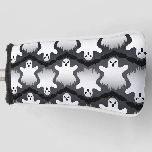 Boos en vleermuizen golfheadcover (Voorkant)