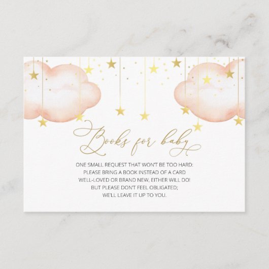 Boos for Baby Insert, Twinkle Twinkle Little Star Informatiekaartje (Voorkant)