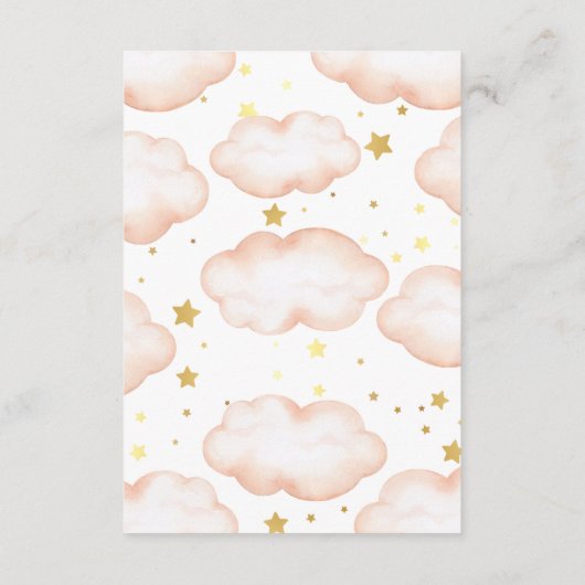 Boos for Baby Insert, Twinkle Twinkle Little Star Informatiekaartje (Achterkant)