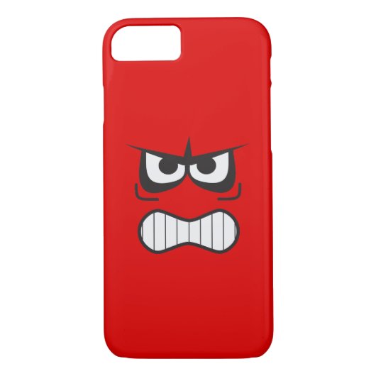 Boos gezicht grappig Case-Mate iPhone case (Achterkant)