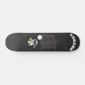 boos gezicht panda god van gezondheid Skateboard (Horizontaal)