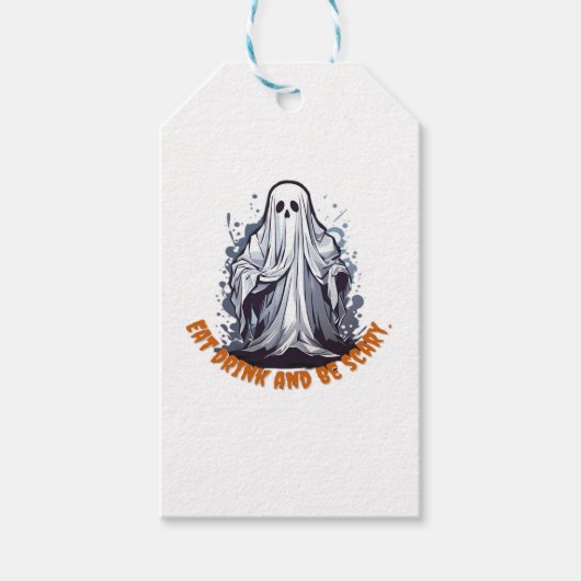 Boos Give Me Chocolate Cadeaulabel (Voorkant)