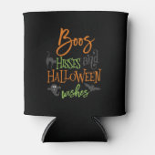 Boos Hisses and Halloween Wishes Blikjeskoeler (Voorkant)