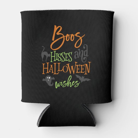 Boos Hisses and Halloween Wishes Blikjeskoeler (Voorkant)