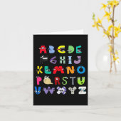 Boos Letter Abc Leren Jongens Passend Kwaad Alp Kaart (Gele Bloem)