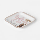 Boos of bogen Geslacht onthullen Papieren Bordje (Gebogen)