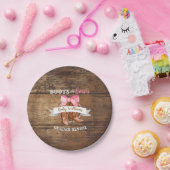 Boos of bogen Geslacht onthullen Papieren Bordje (Feest)