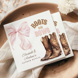 Boos of bogen Geslacht onthullen Servet