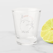 Boos op je shot glas (Achterkant)