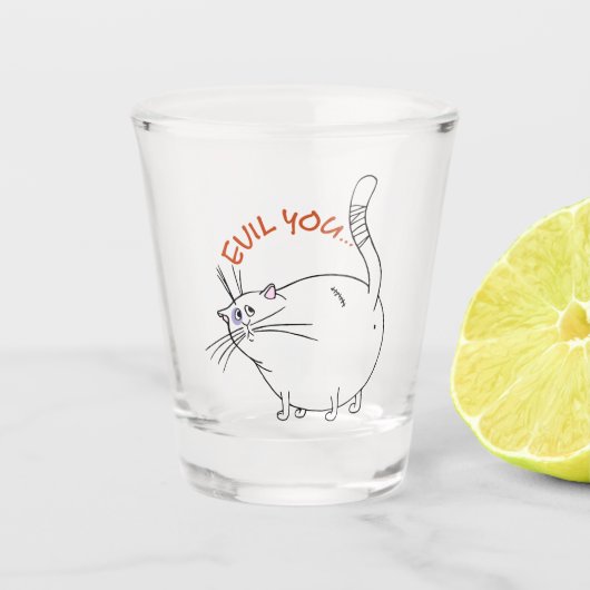 Boos op je shot glas (Voorkant)