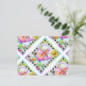 BOOS OP TEA PARTY BRIEFKAART (Staand voorkant)