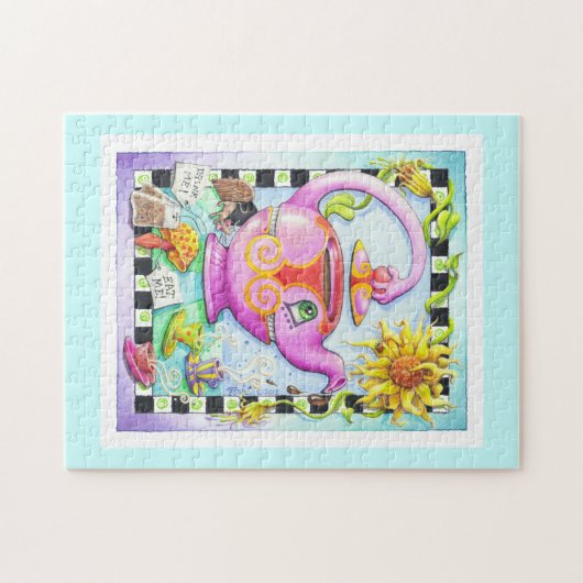 BOOS OP TEA PARTY LEGPUZZEL (Horizontaal)