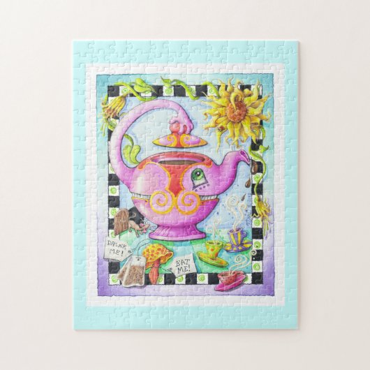 BOOS OP TEA PARTY LEGPUZZEL (Verticaal)