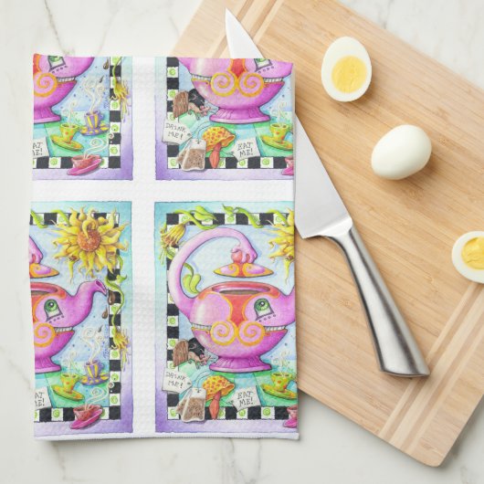 BOOS OP TEA PARTY THEEDOEK (Quarter Fold)