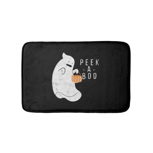 Boos Pumpkin Halloween a Halloween Badmat (Voorkant)