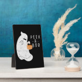 Boos Pumpkin Halloween a Halloween Fotoplaat (Zijkant)