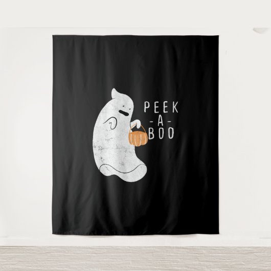 Boos Pumpkin Halloween a Halloween Wandkleed (Voorkant)