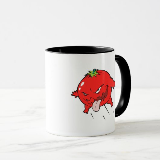 boos rottentomatenteken mok (Voorkant rechts)