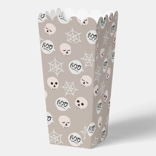 Boo's, Skulls en Spider Webs Bedankdoosjes (Achterkant)