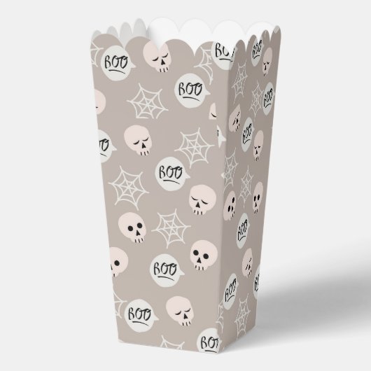 Boo's, Skulls en Spider Webs Bedankdoosjes (Voorkant)