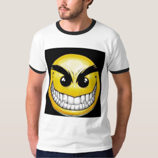 boos-smiley-gezicht t-shirt