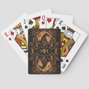 Boosaard Heks Halloween Kostuumfeest Pokerkaarten