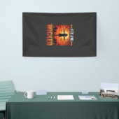 Boosaardig Halloween Vogelverschrikker Design_1 Spandoek (Beurs)